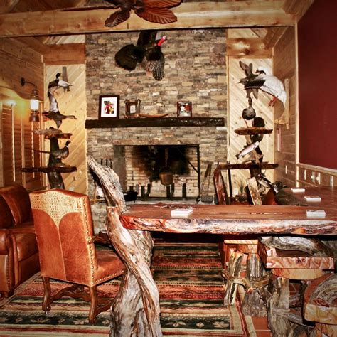 Rustic log furniture - Custom wood furniture - live edge wood