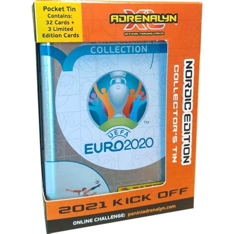 Pocket Tin Fotbollskort Adrenalyn Xl Euro Kick Off Fyndiq