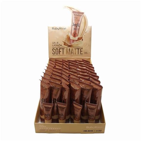 Base Liquida Soft Matte Ruby Rose Hb Group Nude Para Vendas