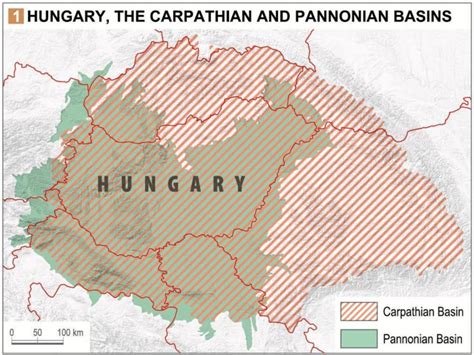 The area of Hungary, the Carpathian Basin (s.l.) and Pannonian Basin... | Download Scientific ...