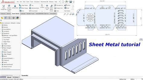 Solidworks Sheet Metal Tutorial Electrical Enclosure YouTube