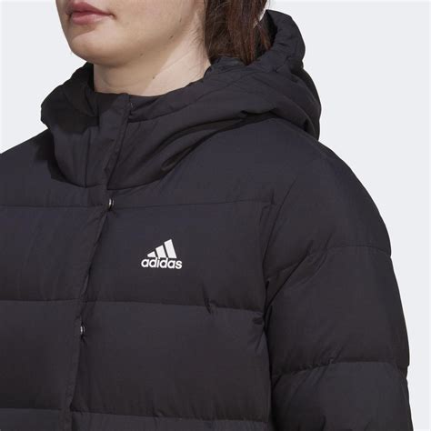 Kurtka Adidas Helionic Hooded Down Hg Damska Czarna