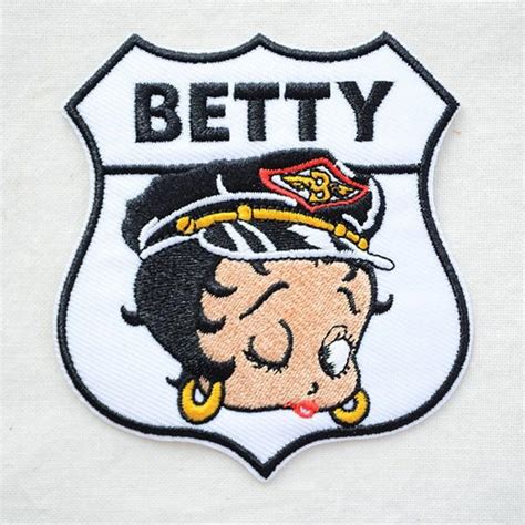 ワッペン アイロン おしゃれ 刺繍 ベティブープ Betty Boop ロードサイン BBW ワッペン雑貨通販ワッペンストア 通販 Yahoo ショッピング