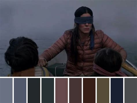 Bird Box 2018 Movie Color Palette Cinema Colours Color Palette