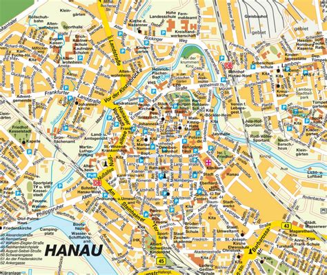 Hanau Map - Germany