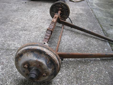 Complete 32 Ford Front End Heavy Axle Wishbone 39 Spindles And