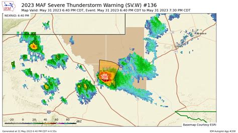 Nws Alerts For Anyone On Twitter Maf Issues Severe Thunderstorm