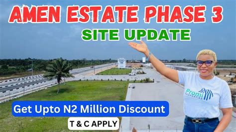 AMEN ESTATE PHASE 3 LATEST SITE UPDATE Ibeju Lekki Lagos Get Upto