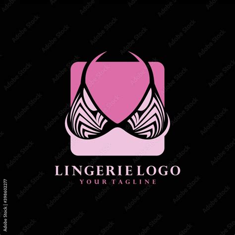 Women Fashion Logo Design Template Lingerie Emblem Stock Vector