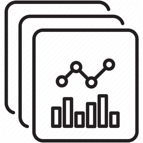 Annual Business Company Finance Icon Graph Report Summary Icon