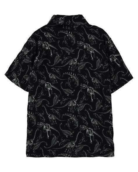 Riachuelo Camisa Infantil Manga Curta Jurassic World Preto Tam 4 A 10