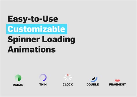 Easy To Use Customizable Spinner Loading Animations Figma