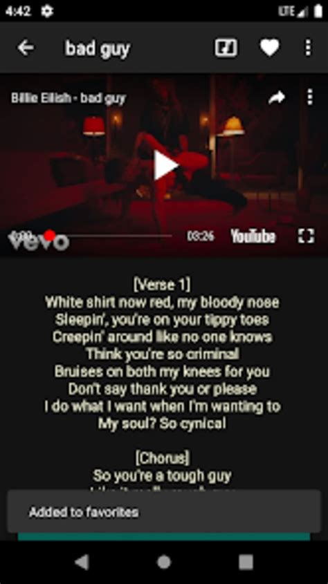 Billie Eilish Lyrics for Android - Download