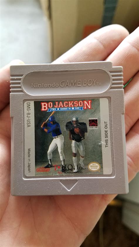 Bo Jackson Game Boy Rnostalgia