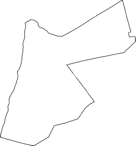 Doodle Freehand Drawing Of Jordan Map Canva