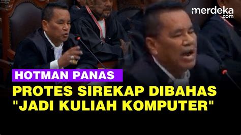 Hotman Paris Protes Manfaat Bahas Sirekap Padahal Tak Dipakai Tentukan