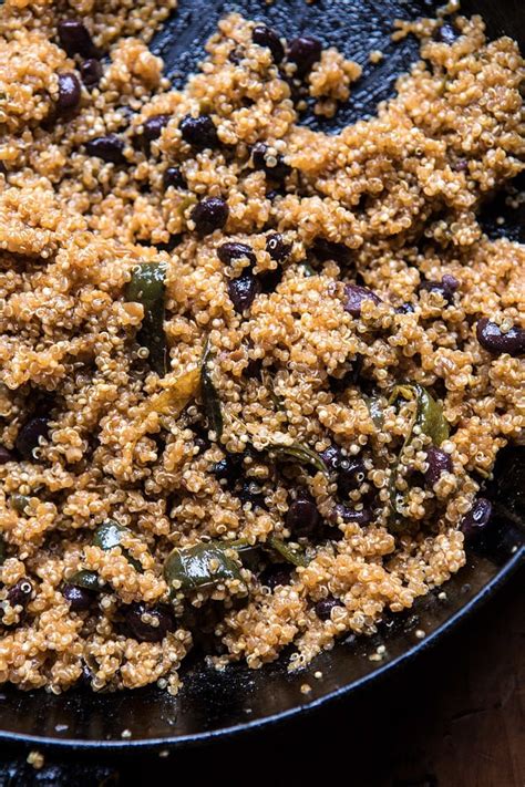 Spicy Poblano Black Bean And Quinoa Enchiladas Half Baked Harvest