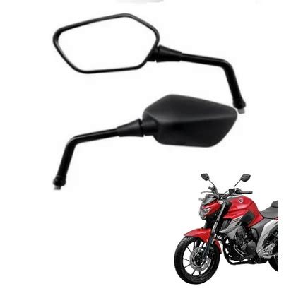 Retrovisor Moto Esportivo Tipo Rizoma Mt03 Mt07 Mt09 Xj6 Escorrega O