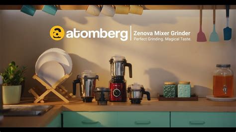 Atomberg Zenova Mixer Grinder Product Film YouTube