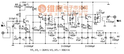 TV antenna amplifier circuit - Amplifier_Circuit - Circuit Diagram ...