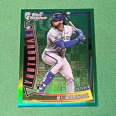 2022 Topps Chrome Sonic Green 99 MJ Melendez YOUTHQUAKE RC YQ 14