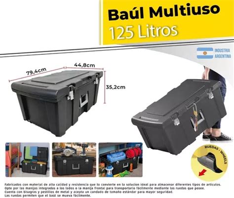 Baúl Contenedor Cajón Plástico Camioneta Herramientas en venta en