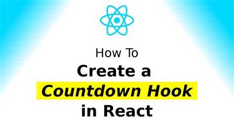 Create A Countdown Hook In React YouTube