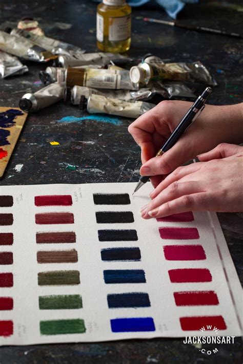 Recreating The Colour Palette Series In 2024 Artist Palette Jackson