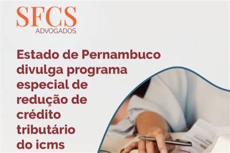 Estado de Pernambuco divulga programa especial de redução de crédito