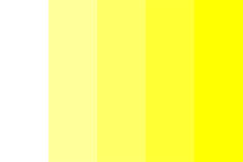 Web-safe shades of Yellow Color Palette