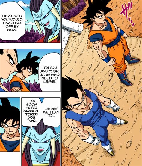 Dragon Ball Manga Panels On Twitter Goku Tells Gas That Him And His