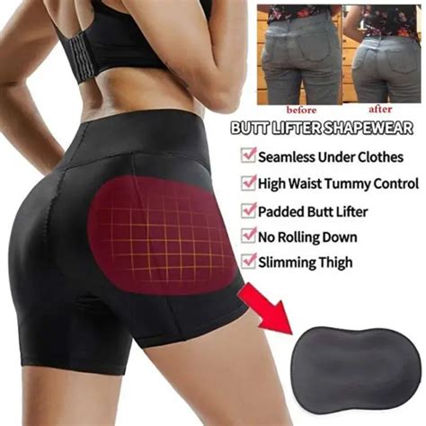 Women Fake Ass Butt Lifter Hip Enhancer Booty Padded Shapewear Pants