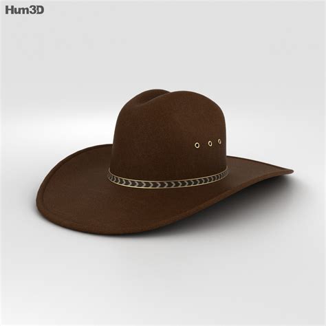 Cowboy Hat 3d Model Clothes On Hum3d