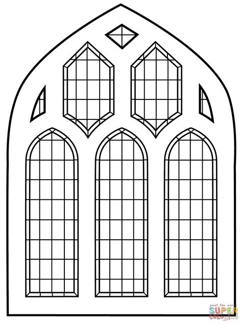 Stained Glass Window Drawing At Explore Collection Of Stained Glass Window