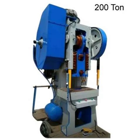 Mild Steel Pneumatic C Type Power Press Machine Capacity 200 Ton At Rs 625000 In Ludhiana