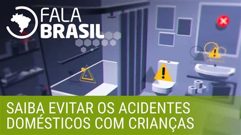 Saiba como evitar os acidentes domésticos crianças YouTube