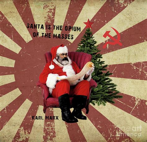 Karl Marx Santa Digital Art By Valentina Hramov Fine Art America