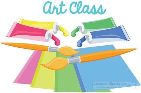 School Clipart-art class clipart