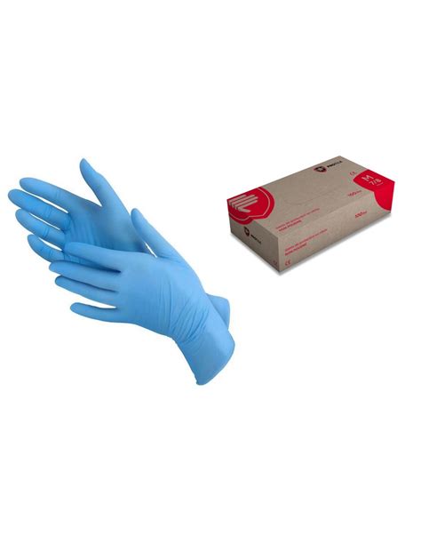 Gant De Protection Jetable En Nitrile Bleu Non Poudre Taille M Bo Te