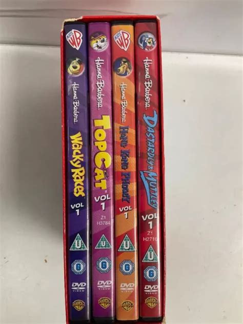 Hanna Barbera 4 Dvd Bumper Pack Wacky Races Etc Cg P11 £8 99