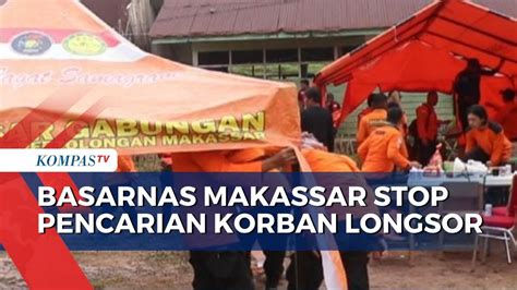 Basarnas Makassar Tutup Operasi SAR Korban Longsor Di Luwu Sulsel