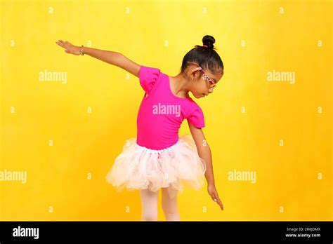 Year Old Brunette Latina Girl With Autism Spectrum Disorder Asd Takes Ballet Dance Therapy