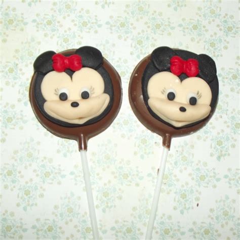 Pirulito De Chocolate Da Minnie - Pirulito de chocolate Minnie | Elo7 Produtos Especiais