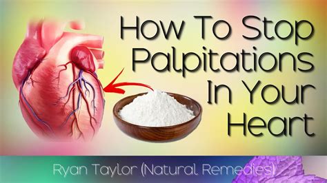 How To Get Rid Of Heart Palpitations Natural Remedies Youtube