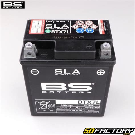 Batterie BS Battery BTX7L 12V 6 3Ah Acide Sans Entretien Hanway