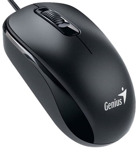 Mouse Genius DX 110 USB Óptico 3 botones Ambidiestro Negro SP