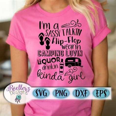 Camping Svg Sassy Talkin Svg Flip Flop Svg Camping Lovin Etsy