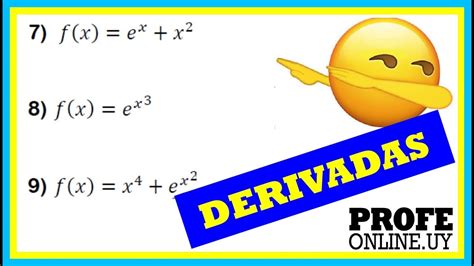 COMO resolver DERIVADAS de una funcion Aprende a Derivar FÁCIL y