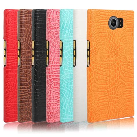 Zmasi Crocodile Grain Plastic Phone Case For Blackberry Priv Back Cover