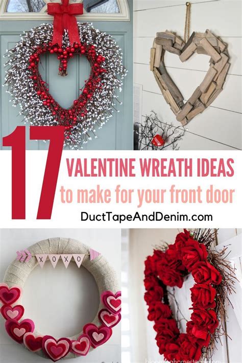 Valentine Kranz Ideen F R Ihre Haust R Zu Machen Diy Diyvalentine